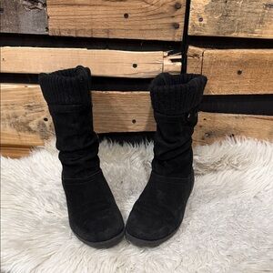 COUGAR Vienna Black Waterproof Suede Mid-Calf Boots‎ Women’s Size 6M